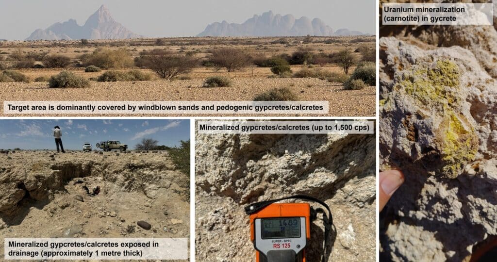 Photographs taken during reconnaissance field work and ground spectrometer survey within the anomalous areas. - ReeXploration