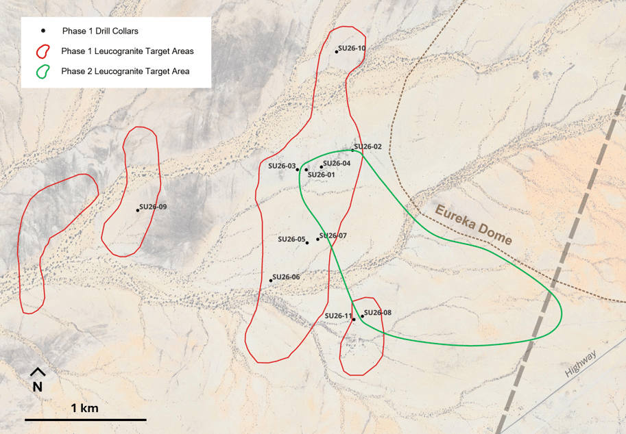 Figure 1: Drill collar locations.